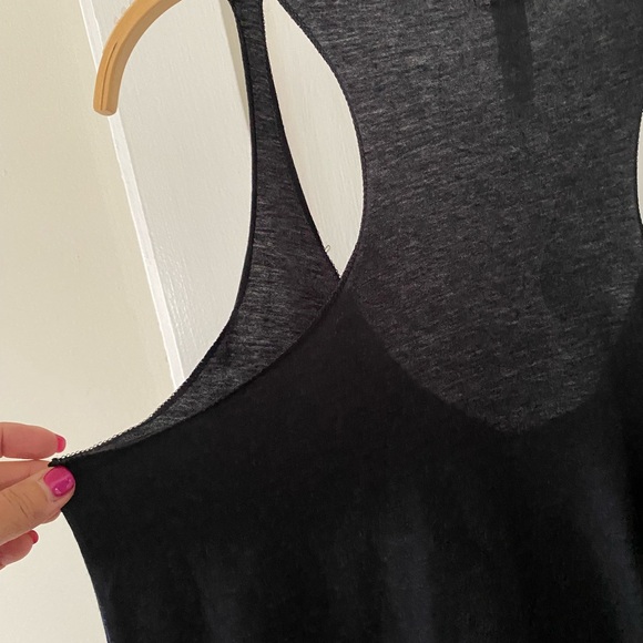 Stay High Rhinestone Racer Back Black Tank Size Large - Picture 5 of 5